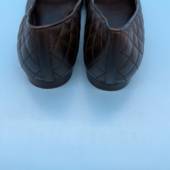 Michael Kors Black Quilted Leather Loafers Size 8M - Picture 6 of 8